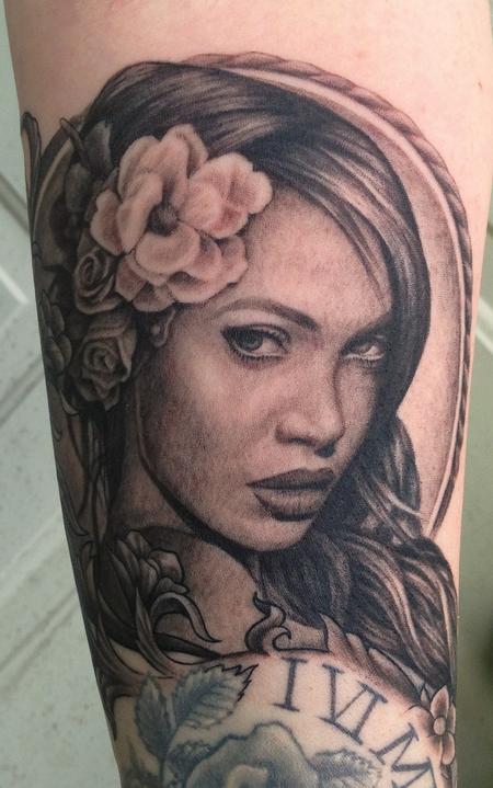 Tattoos - Elegant Portrait piece - 80638